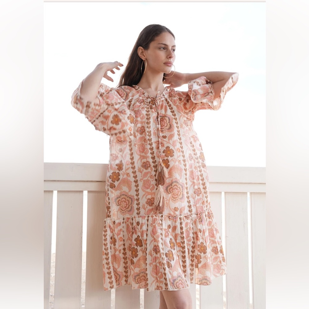 Debbie Katz Zandera Elisa Flora- size Large-brand new cover up/dress-100% cotton